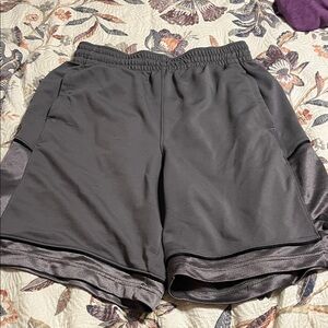 Men's Under Armour Charcoal Basketball Athletic Shorts